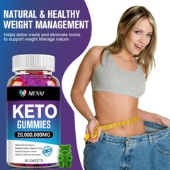 60PCS Keto Acv Gummies Weight Loss Appetite Suppressant Liver Detox Fat Burner