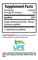 Testosterone Metabolism Capsules – Tongkat 200:1 400mg – Tongkat 2B