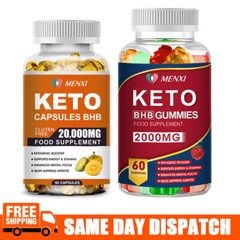 Keto BHB Gummies Best Weight Loss Fat Burner Carb Blocker Ketone Diet Pills