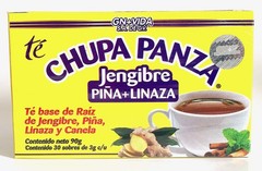 Tea CHUPA Panza, Based ONGINGER Root, PINNEAPPLE, 30 Count (Pack of 1)