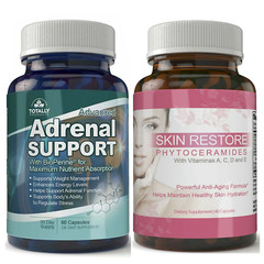 Adrenal Support Weight Management & Skin Restore Collagen Supplement 60 Capsules