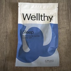 Wellthy Sleep Night Time Fat Burner & Sleep Aid 60 capsules NIP 30 day supply 🔥