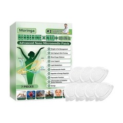 50% OFF Moringa Berberine x NAD+ 10-in-1 Advanced Nano Microneedle Patches 7 Pcs