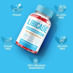 Libicade Gummies, Max Performace, Libi cade Natural Supplement (10 Pack)