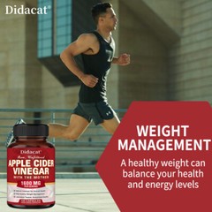 APPLE CIDER VINEGAR Capsules Suppress Appetite Healthy Weight Management 30-120