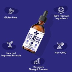 Gelatide Liquid Supplement, All Natural Formula, Gela Tide Drops (5 pack)