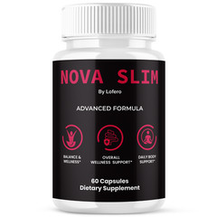 Nova Slim Capsules, NovaSlim Weight Loss Pill to Support Metabolism (60ct)