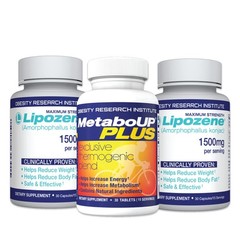 Weight Loss Pills – 2 Bottles of 30 Capsules + 30 Count MetaboUp Plus