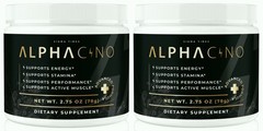 Alphacino for Men, Premium Powder Supplement for Energy and Performance – 2 Pack