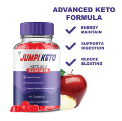 (3 Pack) Jump Keto Advanced ACV, Jump Keto Daily Health Supplement (180 Gummies)