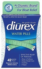Diurex Water Pills Magnesium Salicylate Effective Gentle Bloating Relief 42ct