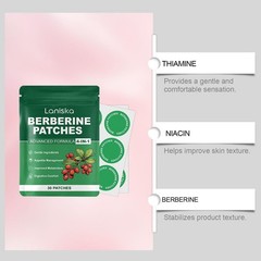 Berberine Patches 30 Patches 1 Month Supply