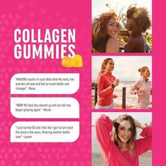 MAV Collagen Gummies for Women 200mg Hydrolyzed Collagen + 2500mcg Biotin, 60 ct