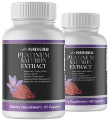 Platinum Saffron Extract – 2 Bottles 120 Capsules