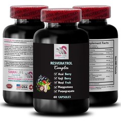 Mangosteen Fruit – RESVERATROL – Complete nutrition 1 Bottle 60 Capsules