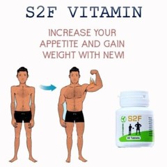 2 x S2F Vitamin 60 Tablet Food Supplements Weight Appetite Gain Increased Energy