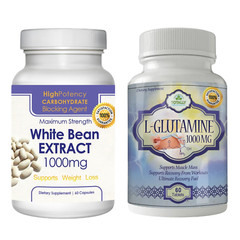 White Kidney Bean Weight Management L-Glutamine Tablet Muscle Support Supplement