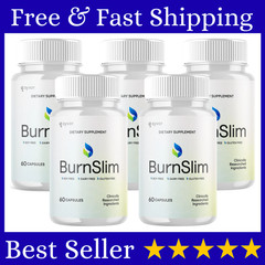 (5 Pack) BurnSlim Advanced Energy & Fitness Supplement Burn Slim 300 Capsules.