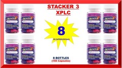 Stacker 3 XPLC Herbal Dietary 20 Capsules (Lot of 8 Bottles) 160 (Exp. 10/2028)