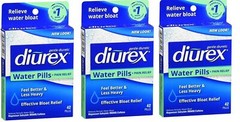 Diurex Water Pills with Caffeine – 42 tablets 3 packs