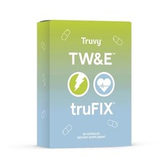 Truvy TW&E + truFIX Dietary Supplement 30 Capsules – Fast Free Shipping