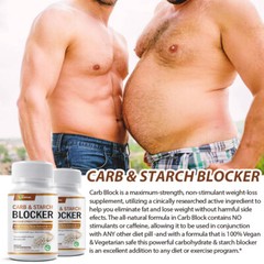 3PACK CARB BLOCK ULTRA Starch Blocker Diet Cheat 60Pills for Rapid Weight Loss