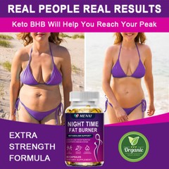 Night Time Fat Burner Supplement Weight Loss Detox Cleanse Appetite Suppressant