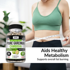 (2 Pack) PURE Garcinia Cambogia for Weight Loss, Energy, Metabolism, Fat Burning