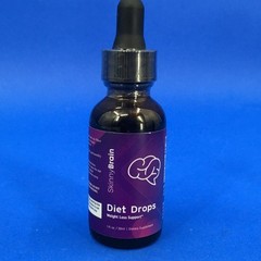 SkinnyBrain Diet Drops Weight Loss Support Dietary Supplement 1 oz