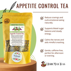 APPETITE CONTROL TEA – Proven to reduce cravings, emotional eating & snacking!