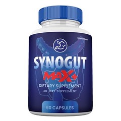 Synogut Max + Capsules, Higher Strength Pills for Gut Health (2 Pack)