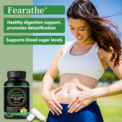 1800mg Apple Cider Vinegar Capsules Plus Saffron Extract