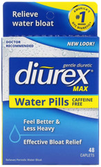 Diurex Max – Maximum Strength Caffeine-Free Diuretic Water Pills, 48 Count