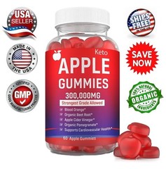 Keto Slimming Gummies 300,000mg Apple Cider Vinegar ACV Weight Loss 60 Gummy USA