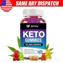 Advanced Ketosis & Weight Loss BHB Keto Gummies 20,000,000mg Burn Fat 60pcs