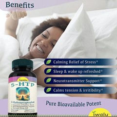 Hydroxytryptophan Tablets | Best Supplement Capsule Pill Men Women FREE SHIP