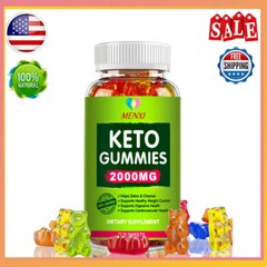 BHB Keto Diet Pills 2000mg Best ACV Weight Loss Fat Burner Carb Blocker 60 Gummy