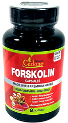 Cadane Forskolin Capules – 60 Ct – Immune and Energy Support – EX 12/27