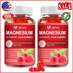 Magnesium Glycinate Gummies High Strength Muscle,Joint & Bone Support 60 pcs