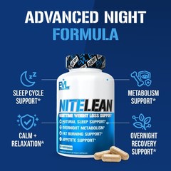 Night Time Fat Burner for Weight Loss Support Belly Fat Burner for Men & Wom…