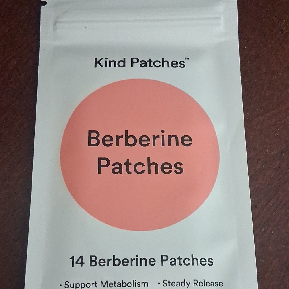 Kind Patches Berberine Supplement Patches 14-Count Vegan Steady Release