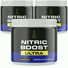 (3 Pack) Nitric Boost Ultra Powder for ed, Nitric Boost Ultra for Men, Male Mix