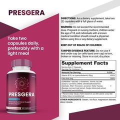 Presgera Capsules, Max Strength Nerve Health Supplement, Presgera (10 pack)