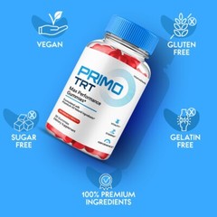 Primo TRT Gummies, All Natural Formula, Maximum Strength, PrimoTRT (10 pack)