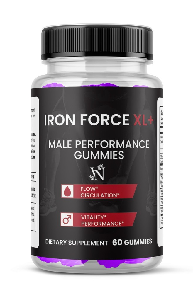 Iron Force XL Male Performance Gummies Dietary Supplement for Men Vitality