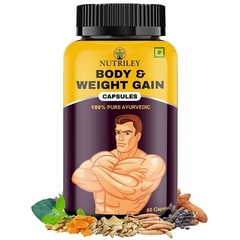 BODY GROW Fast Weight Gain Pills Muscle Gainer 60 WEGHT GAIN CAPSULES FOR -Men.