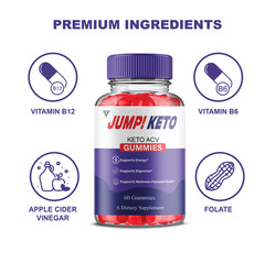 (3 Pack) Jump Keto Advanced ACV, Jump Keto Daily Health Supplement (180 Gummies)