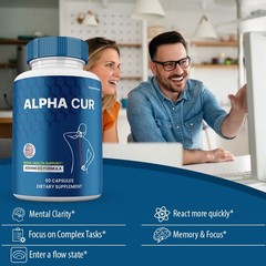 Alpha Cur Capsules, Nerve Health Formula, AlphaCur Supplement (5 Pack)