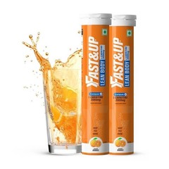Fast&Up L-Carnitine Lean Body Helps Convert Fat into Energy 40 Effervescent Tabs