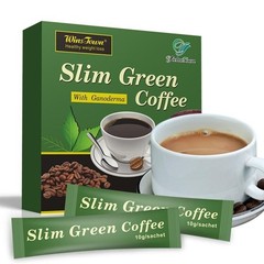 WinsTown 6-IN-1 Natural Diet Instant Coffee with Ginseng, Ganoderma & Matcha